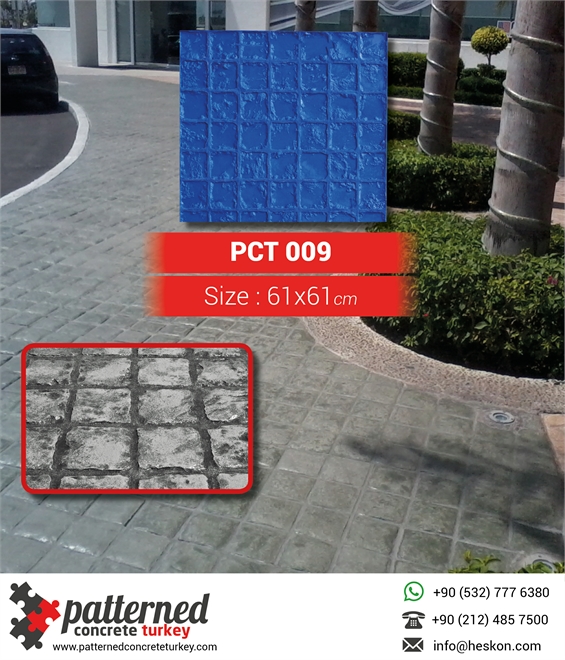 009 Row Stone Printed Concrete