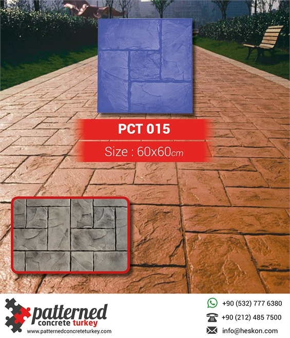 015 California Weave Patterned Printed Concrete