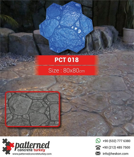 018 GardenPath Patterned Printed Concrete