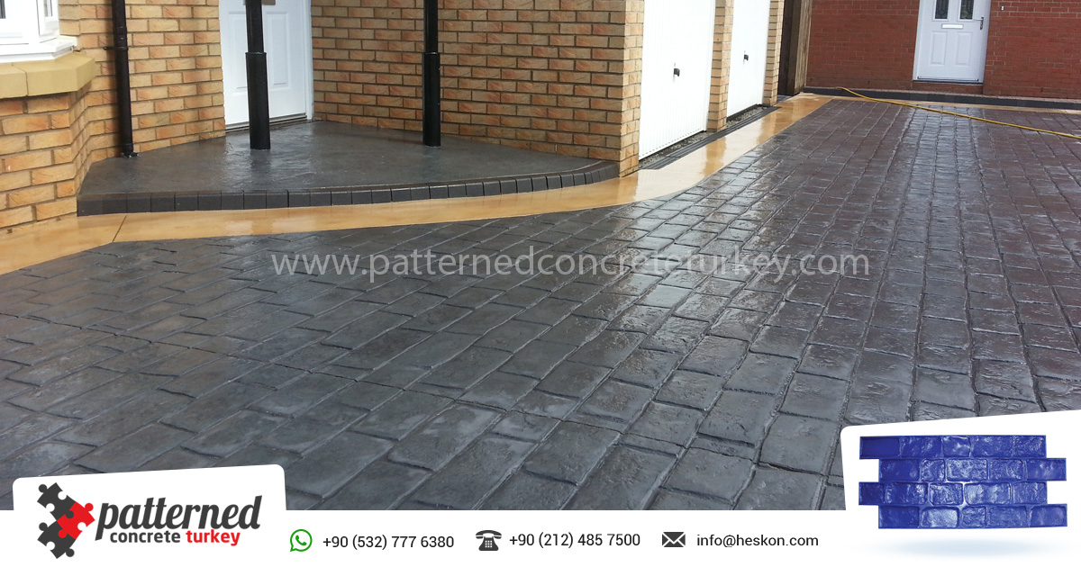 Patterned Concrete Turkey Old Brick Stamped Concrete Pattern Mold